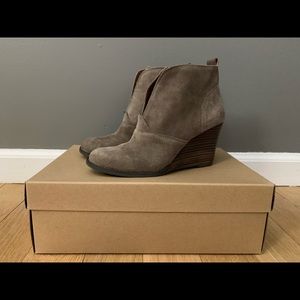 Lucky Brand wedge booties